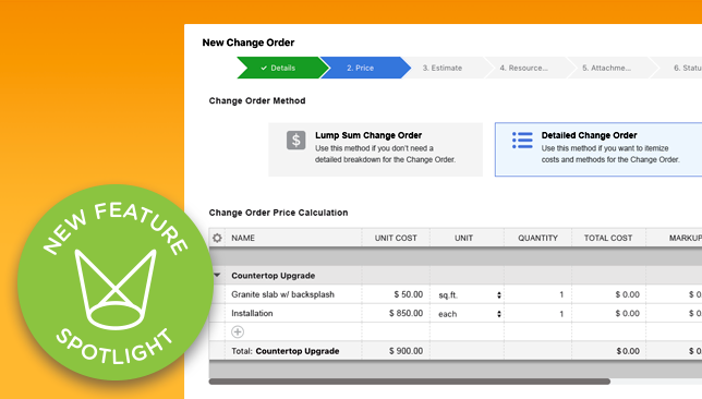 Introducing Multi-line Change Orders for ConstructionOnline